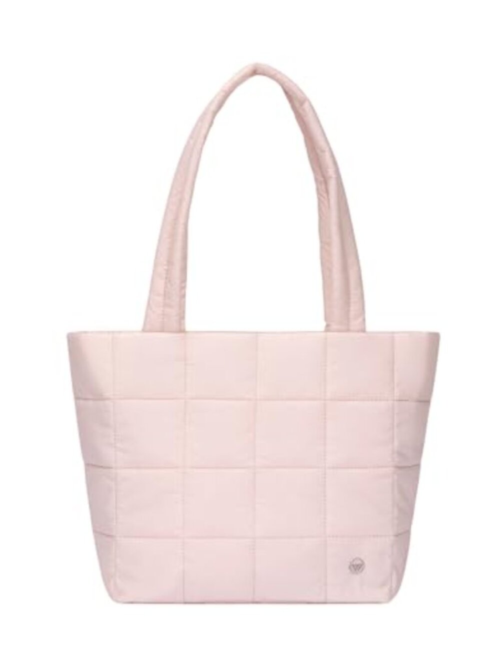 Nylon Puffer Tote Bag with Laptop Compartment